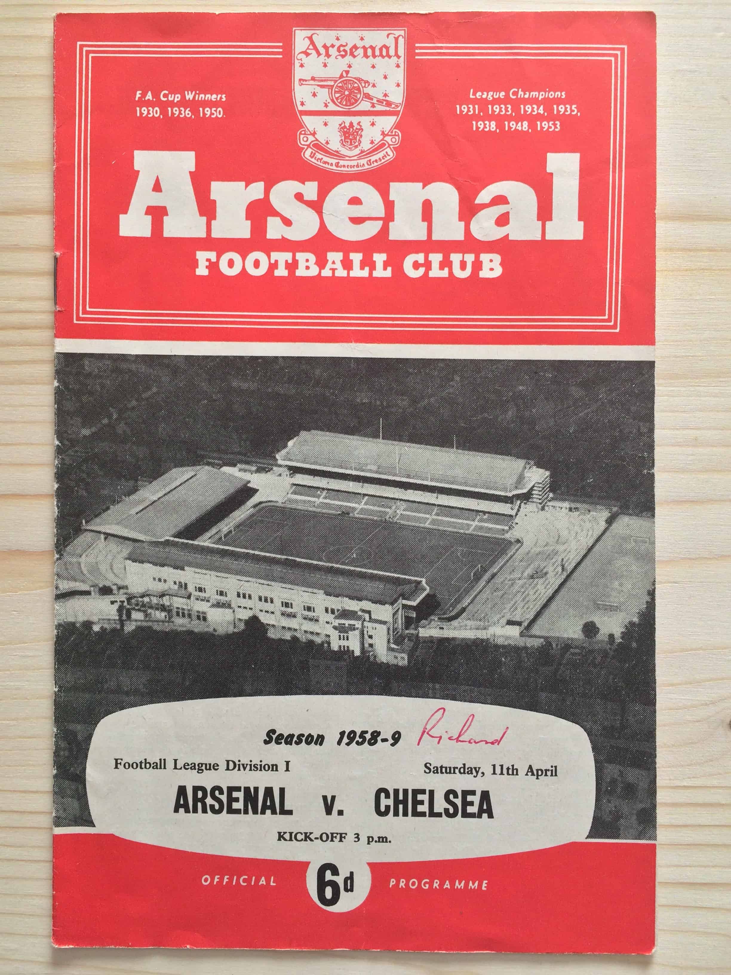 Arsenal FC v Chelsea FC